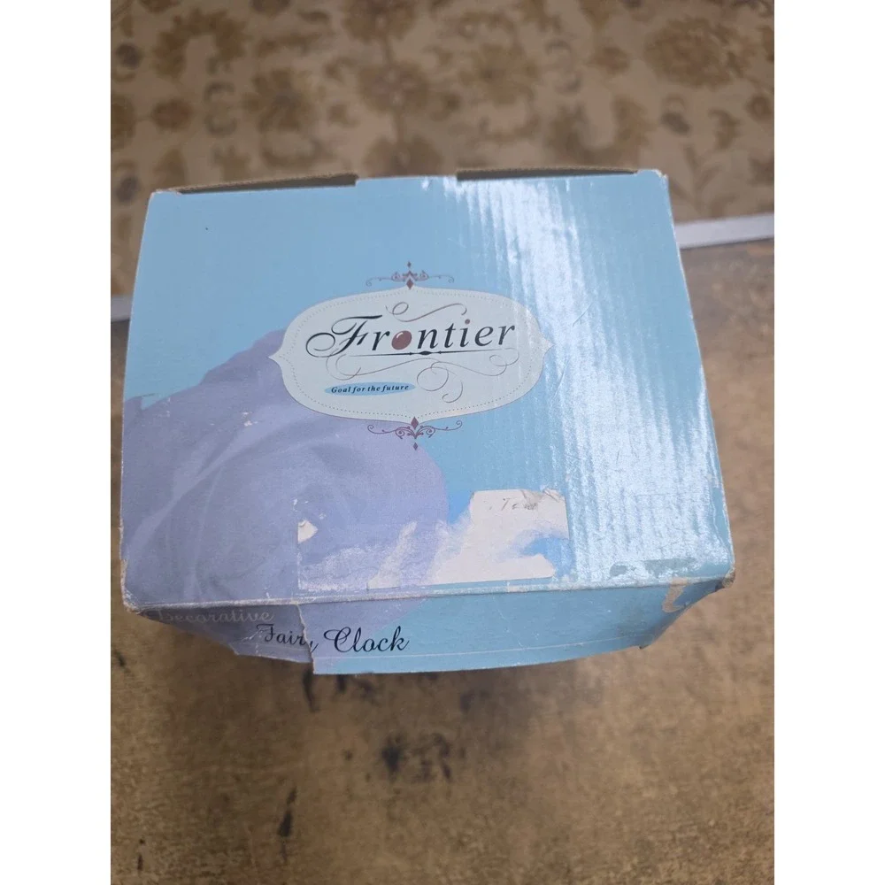 Frontier Decorative Fairy Clock New In Box Box A Little Beat Up